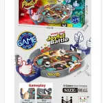 Super Pinball Gra Joyful Battle 43x21,5x5,5 cm Szara z Niebieskim