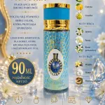 Victoria Fragrance Mist 90ml niebiesko-złoty flakon damski