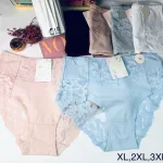 Majtki damskie z koronką pastelowe XL-3XL