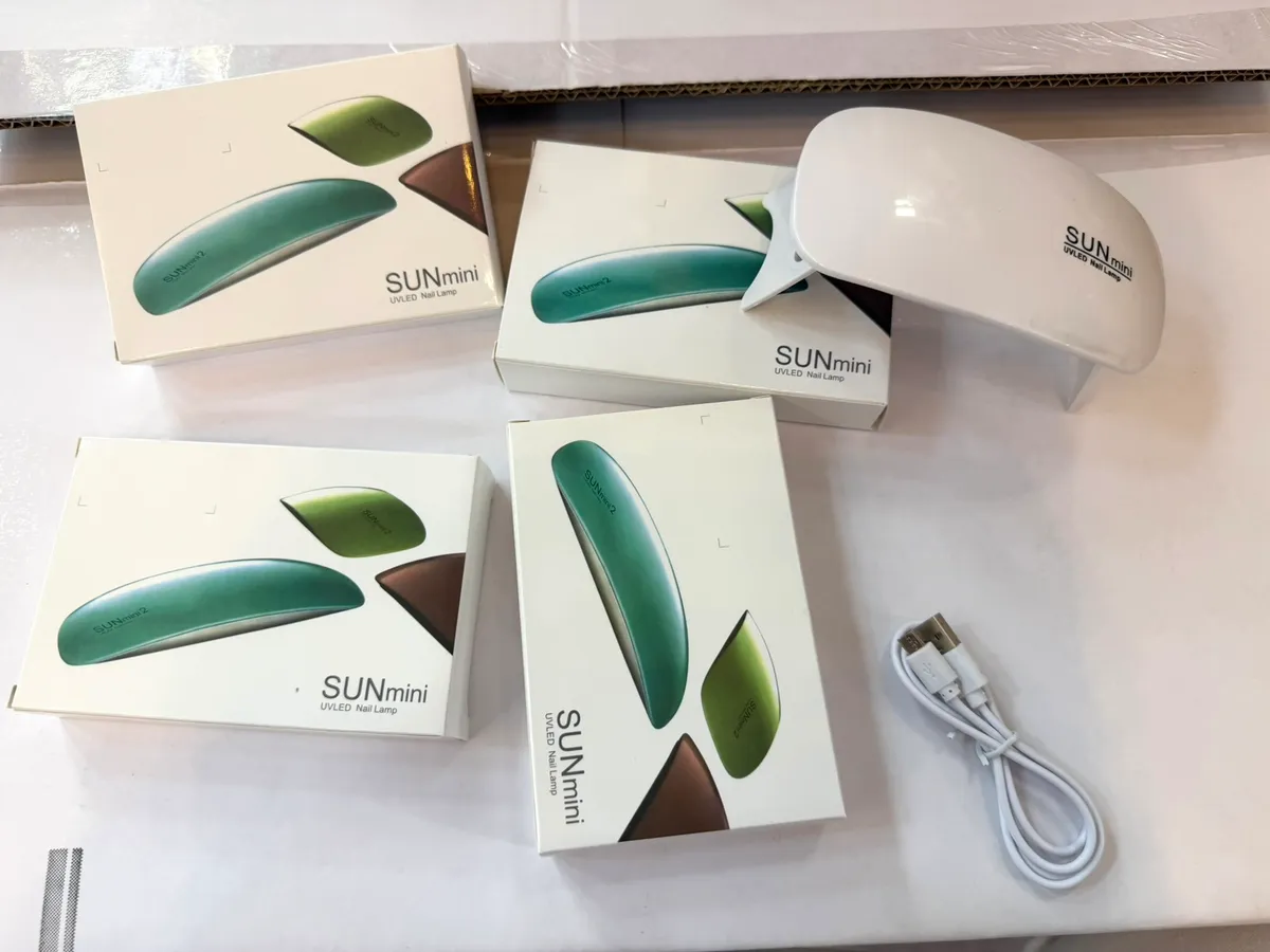 SUNmini Biała Mini Lampa UV/LED do Paznokci USB