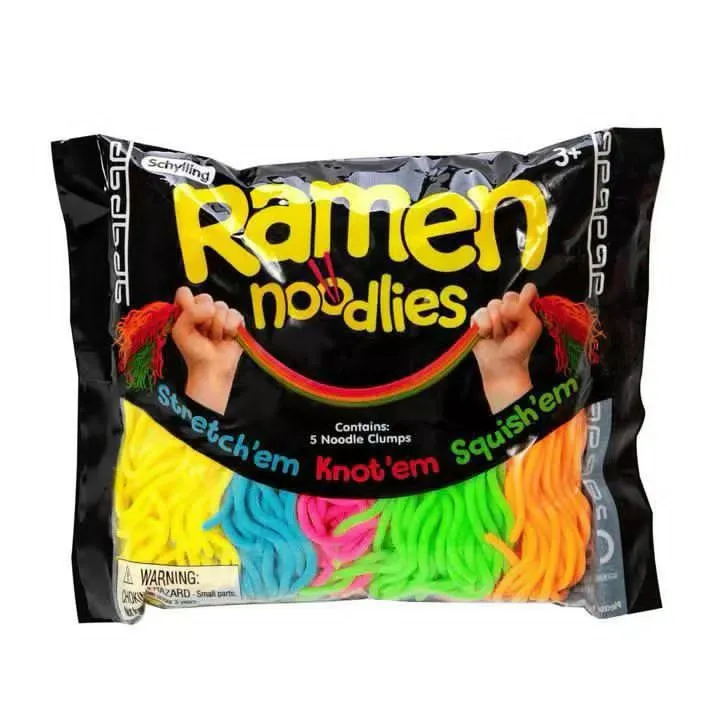 Ramen Noodles Zabawka Antystresowa Kolorowa 5 sztuk
