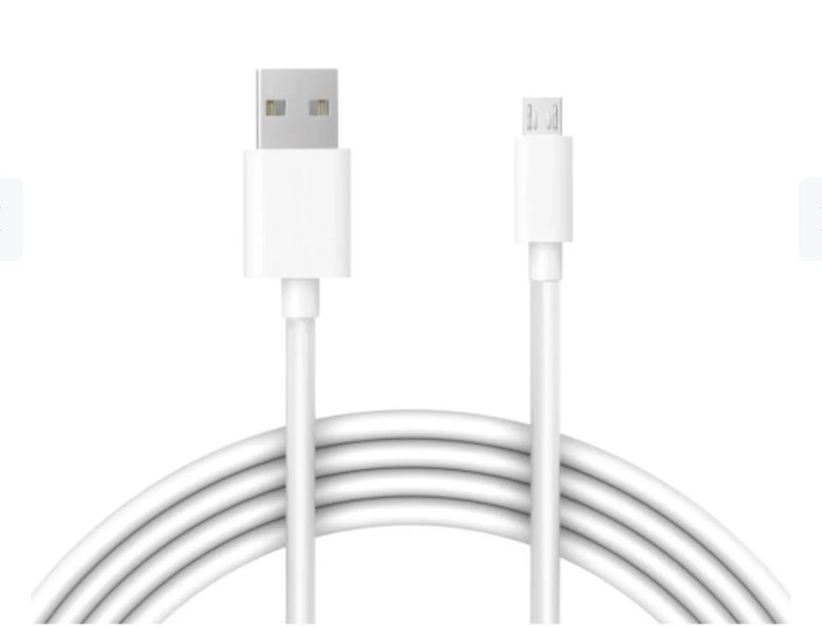Kabel USB - Micro USB 1m biały do ładowania i transmisji danych