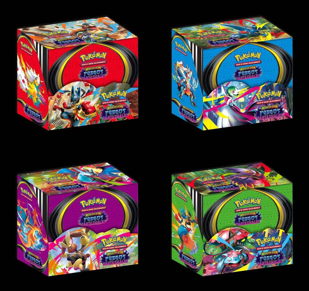 Pokemon Megaevulución Fuegos Fantasmales Zestaw Kart Kolekcjonerskich