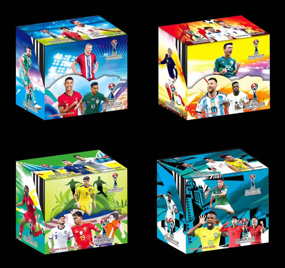 Karty Kolekcjonerskie FIFA World Cup 2026 Zestaw 4 Pudełka