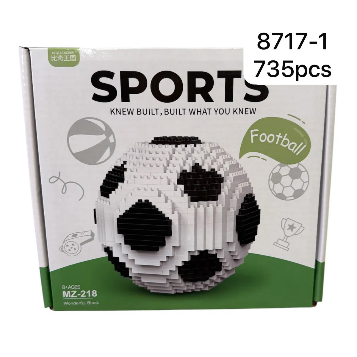 Klocki Piłka Football 735 elementów MZ-218