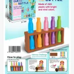 Zestaw edukacyjny Guess The Bottle kolorowe butelki z plastiku ABS