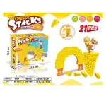 Klocki Cheese Stacks 21 szt. żółte klocki serowe