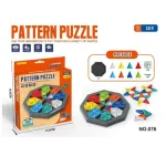 Pattern Puzzle Zestaw Kreatywny Klocki Kolorowe 72 elementy