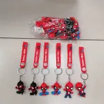 Brelok Spider-Man z czerwonym paskiem i figurką z PVC