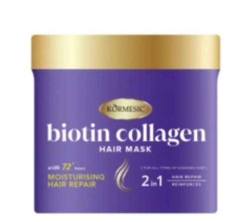 KORMESIC Maska do włosów z biotyną i kolagenem 500 ml