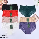 Majtki damskie Love Magnolia z koronką, rozmiar M-XXL, mix kolorów