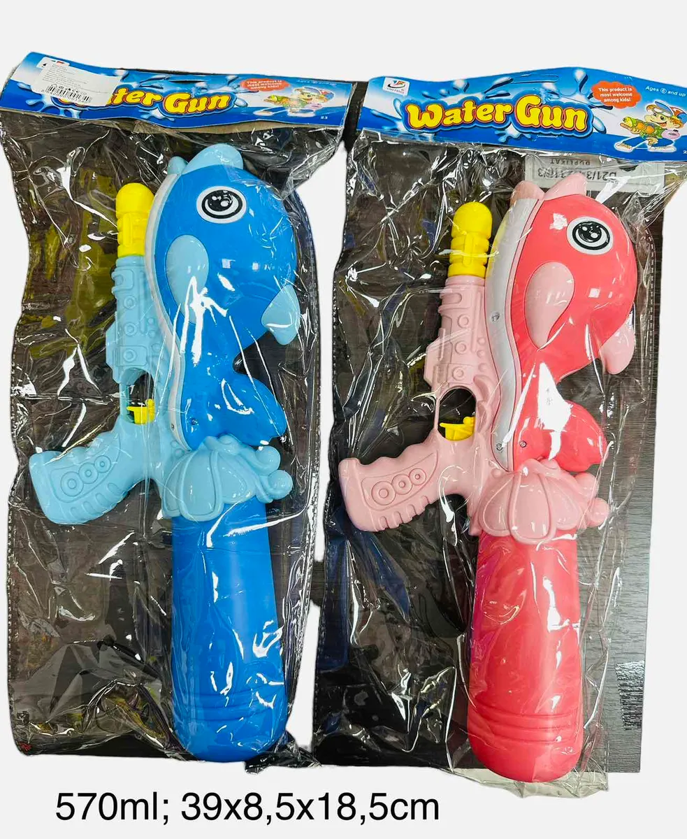 Pistolet na wodę Water Gun 570ml niebieski i różowy