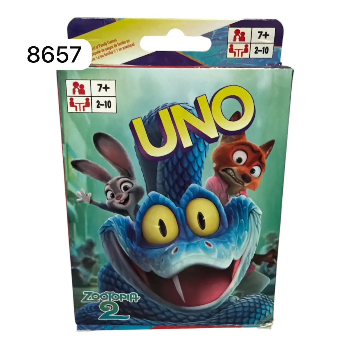 UNO ZooTopia 2 gra karciana dla dzieci 7+