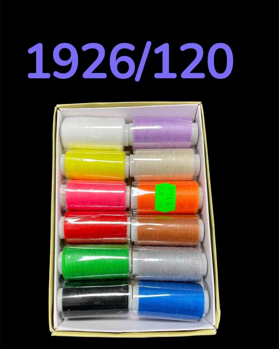 Zestaw nici kolorowych 10 sztuk 1926/120 do szycia