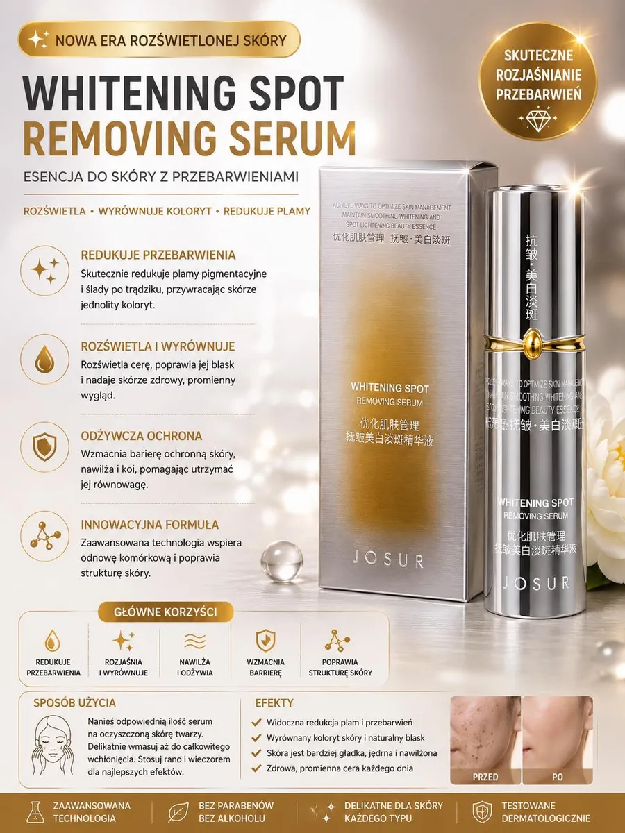 JOSUR Whitening Spot Removing Serum rozświetlające przebarwienia