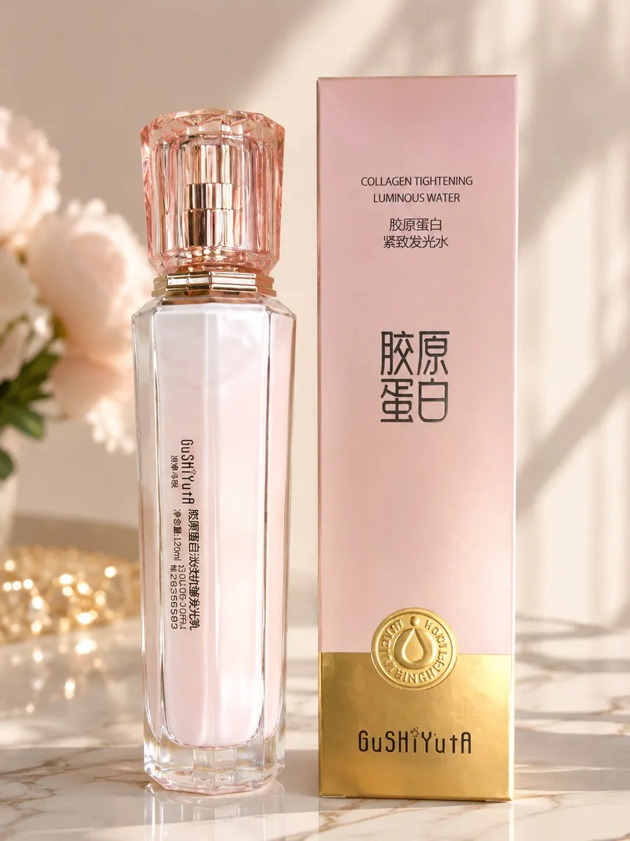 GuShiYuTa Collagen Tightening Luminous Water 120ml rozświetlająca pielęgnacja
