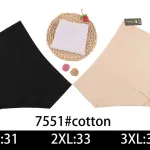 Majtki bawełniane damskie beżowe i czarne XL-3XL