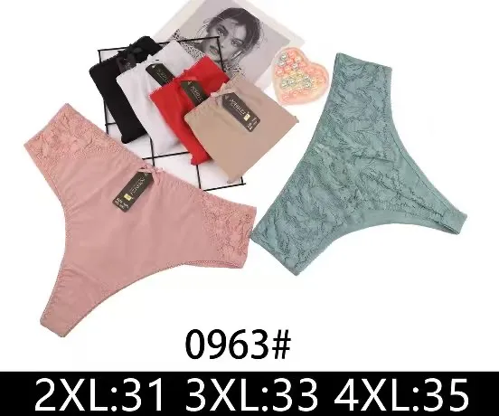 Majtki damskie koronkowe 2XL-4XL mix kolorów