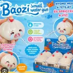Baozi mały pistolet na wodę squishy biały z emotikonami