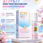 MERCILEN 377+577 Krem Przeciwsłoneczny SPF 50+ PA+++ Rozjaśniający