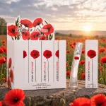 Story of Flower Perfumy 30ml z motywem maków w eleganckim flakonie
