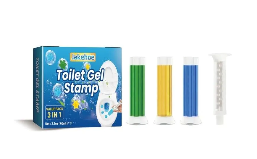 Jakehoe Żelowe Kwiatki do Czyszczenia WC 3 w 1 Kolorowe