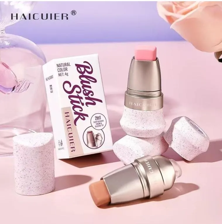 HAICUIER róż w sztyfcie z pędzlem do twarzy 4g naturalny kolor