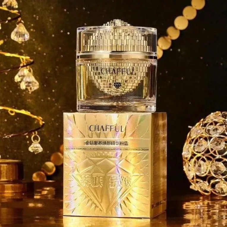 Chafful Krem z serum rozświetlający do twarzy 50 g złoty