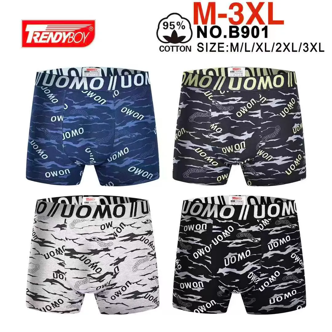 Bokserki męskie TrendyBoy bawełniane M-3XL wzór moro