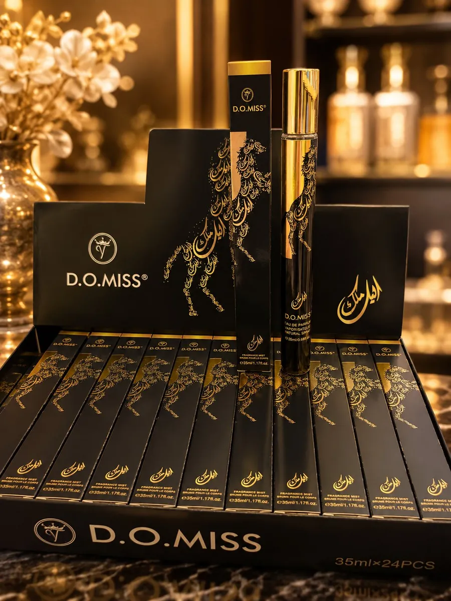 Perfumestki D.O.MISS 35ml czarno-złote eleganckie opakowanie