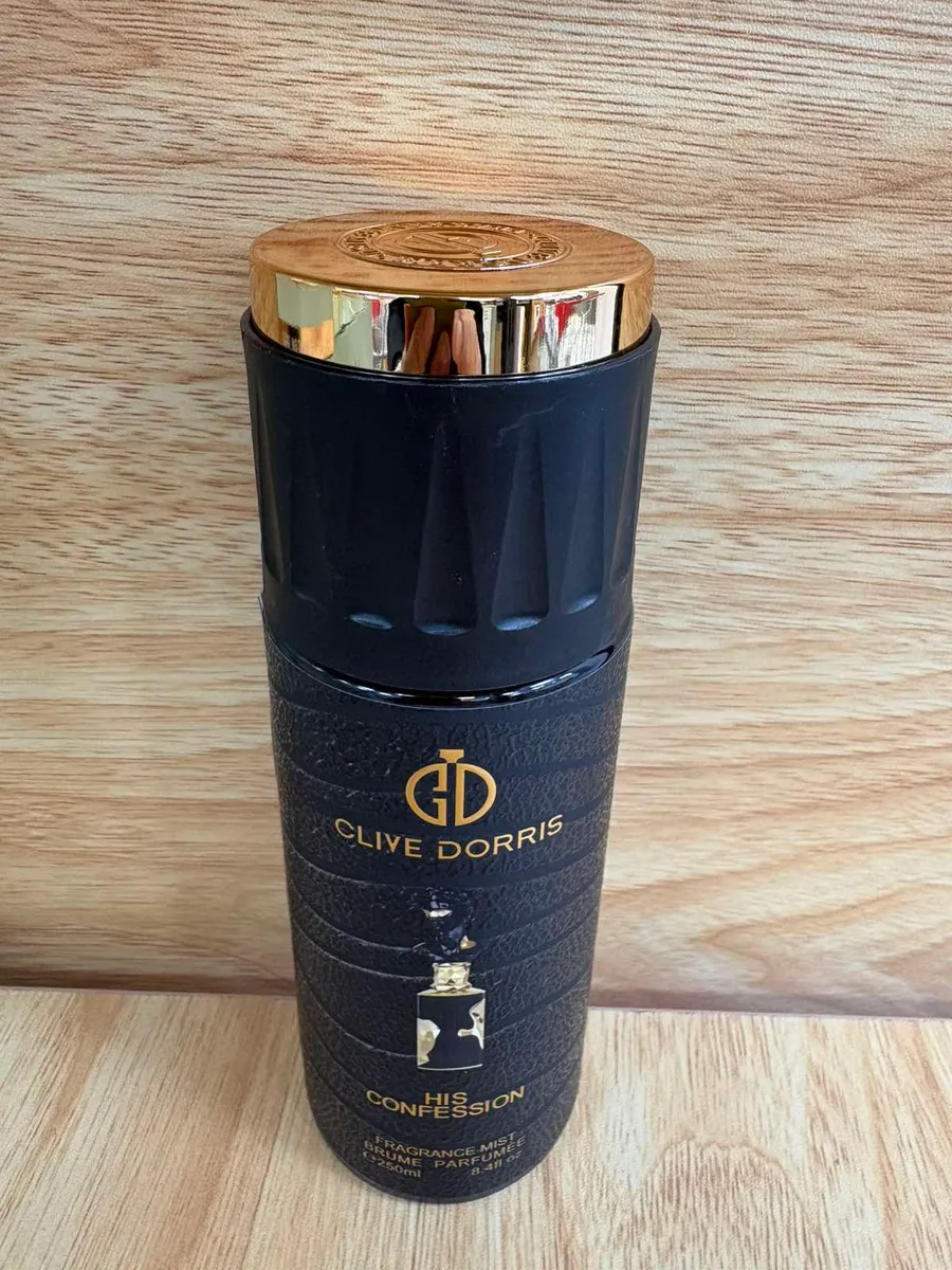 Clive Dorris His Confession czarny flakon 250 ml perfumowany mgiełka