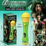 Mikrofon Avengers Doomsday zielono-żółty 22 cm dla dzieci 3+