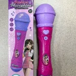 Fashion Microphone różowo-fioletowy mikrofon zabawka dla dzieci 3+