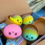 Squishy Fidget Fun Kolorowe Bułeczki Sugar Edition Antystresowe