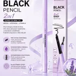 Körmesic Black Pencil 2w1 wodoodporny ołówek do brwi czarny