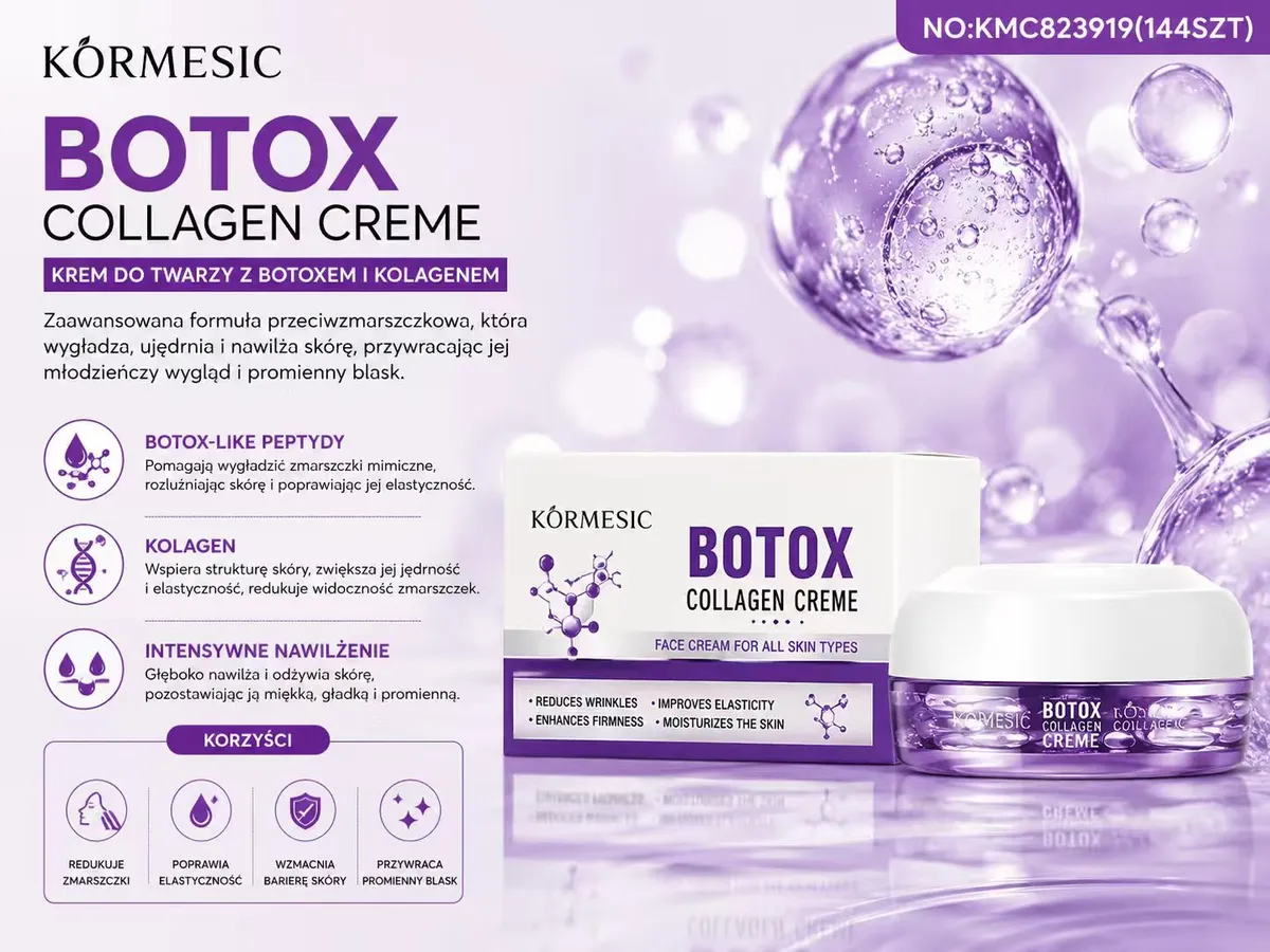 KÓRMESIC Botox Collagen Creme krem do twarzy z kolagenem i botoksem