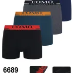 Bokserki męskie UOMO 95% bawełna 4 kolory L-3XL