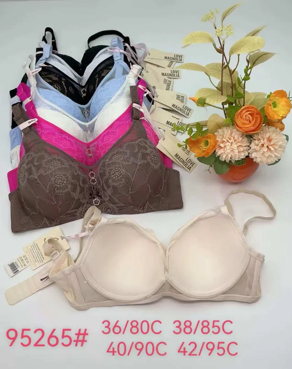 Biustonosz koronkowy Love Magnolia mix kolorów rozmiar 36-42 C