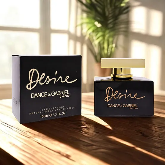 Perfum Desire Dance & Gabriel The One 100ml czarny flakon