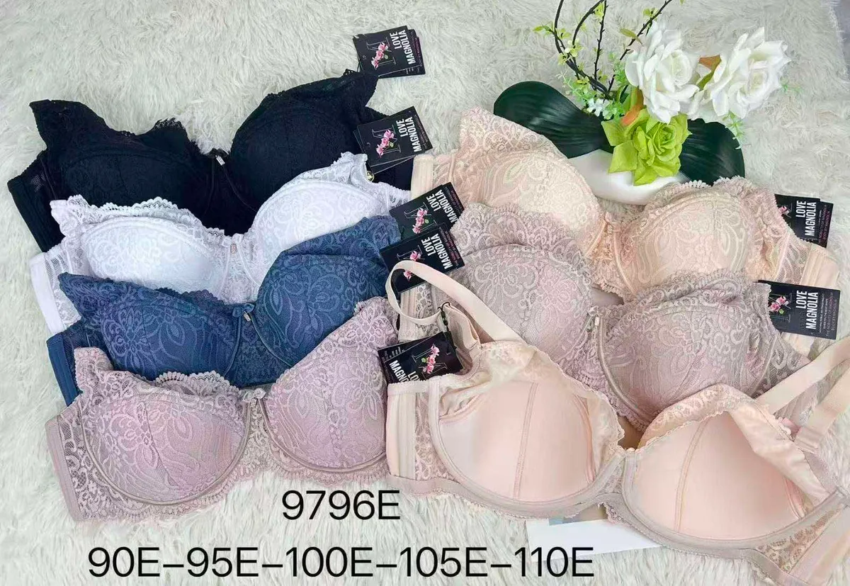 Biustonosz koronkowy Love Magnolia w różnych kolorach i rozmiarach E