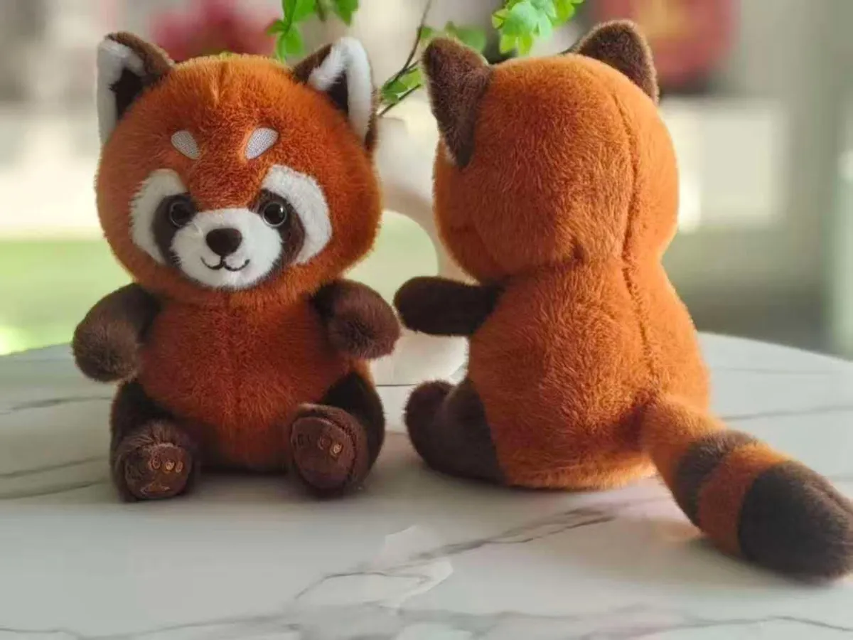 Pluszowa maskotka panda czerwona 25 cm miękka zabawka