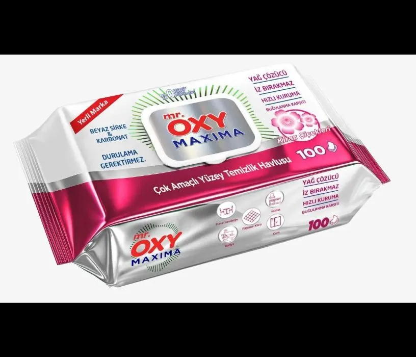 mr. OXY MAXIMA chusteczki do czyszczenia 100 szt. wiśniowy zapach