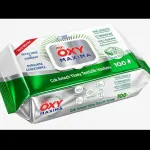 Mr. Oxy Maxima chusteczki do czyszczenia 100 sztuk białe