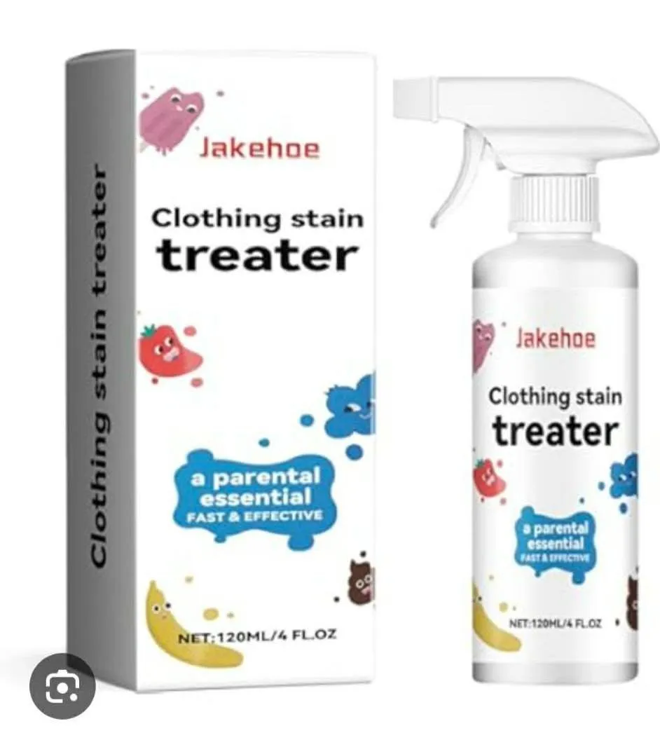 Odplamiacz do ubrań 120 ml Jakehoe skuteczny spray do tkanin