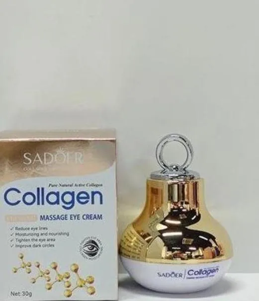 SADOER Collagen Ujędrniający krem pod oczy z masażerem 30g