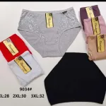 Majtki damskie bawełniane z nadrukiem 6 kolorów XL-3XL