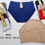 Majtki damskie bawełniane z szerokim pasem 3XL-5XL mix kolorów