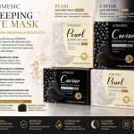 Körmesic Hydrożelowa Maska Pod Oczy Pearl i Caviar 60 par