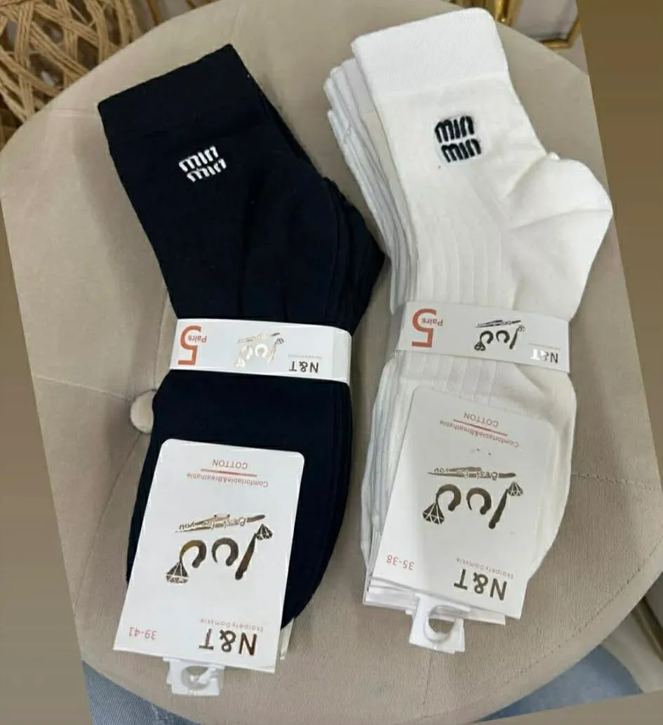 Skarpetki bawełniane N81 czarne i białe 5 par 35-42