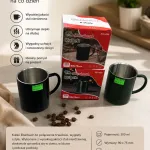 Kubek Eberbach stal nierdzewna 300 ml czarny i zielony